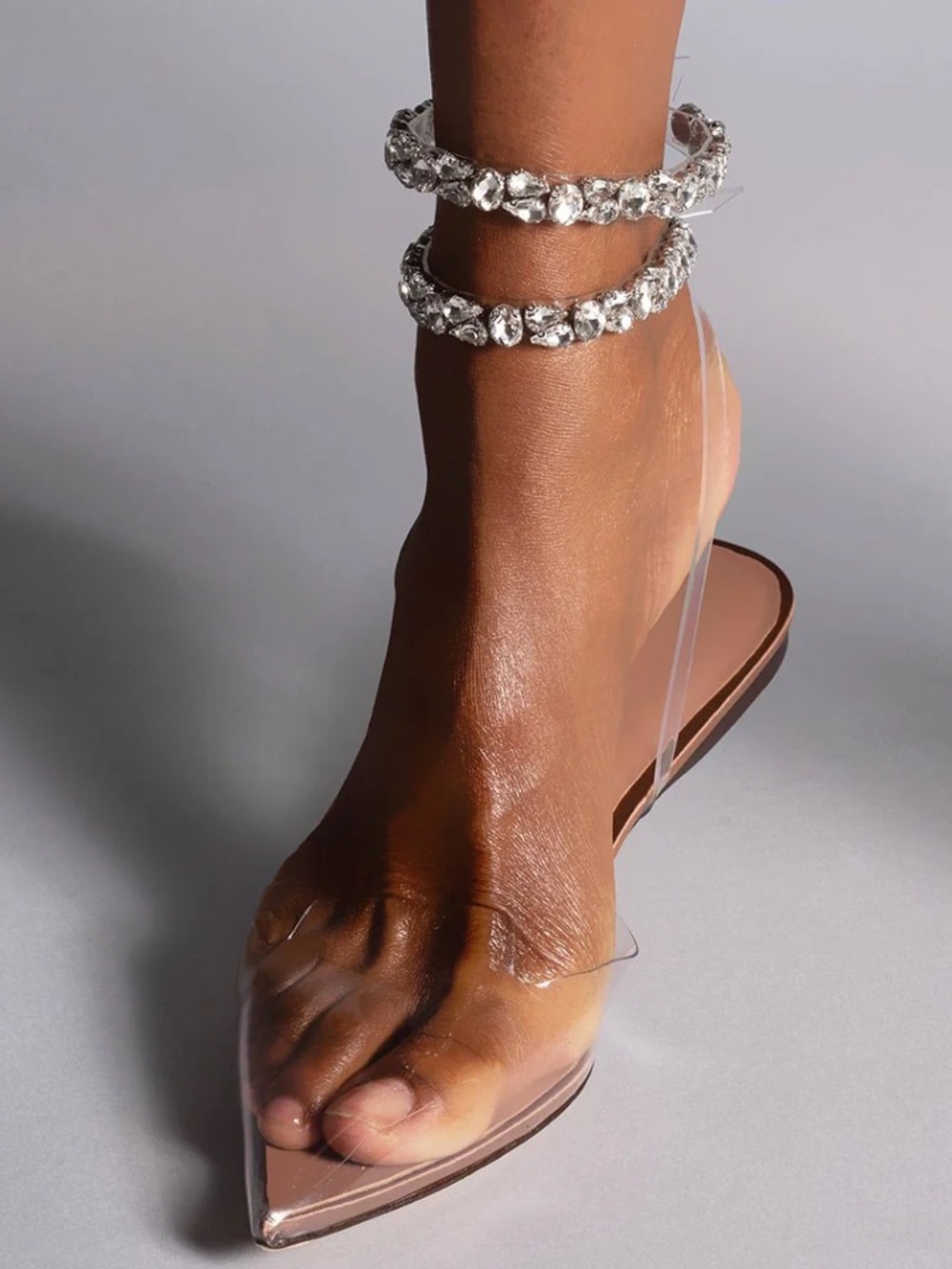 Aminah Abdul Jillil Soleil Ballet Flats Clear - Picture 7 of 7